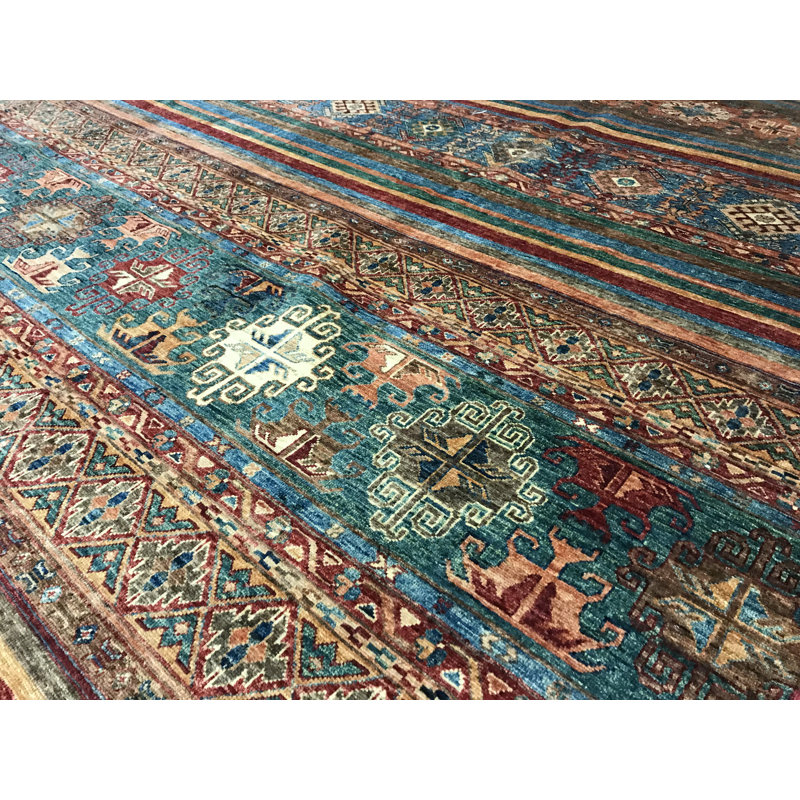 Afghan One-of-a-Kind 9'10" X 13' Area Rug
