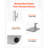 Vacuum Stand for Dyson Multi-Models Stable Storage Bracket Holder Grey