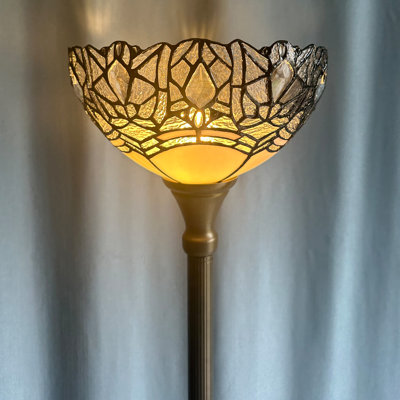Lampe torchère sur pied Tiffany