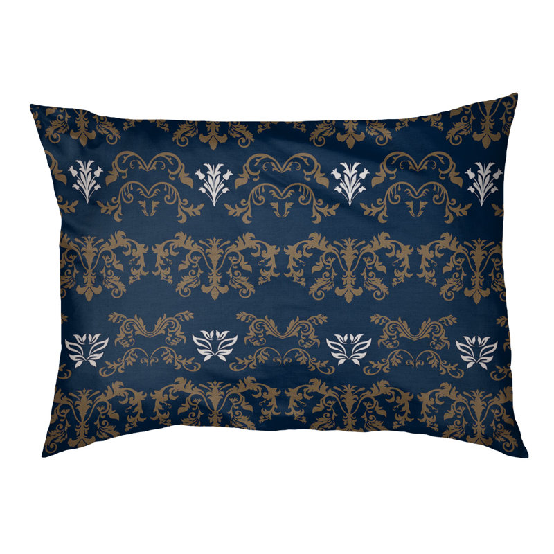 Lit pour chat Houston Houston, Taille grande - L 42 po x l 52, Navy/Brown/White/Brown Back