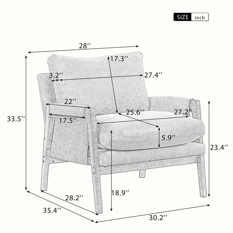 Fauteuil de salle à manger rembourré, Bleu clair