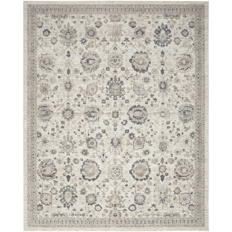 Charlton Home® Dezlynn Ivory Multicolor Vintage Indoor Rug