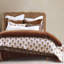 Classic reversible cotton quilt set with floral motif and autumn leaves Woodstock-262966676