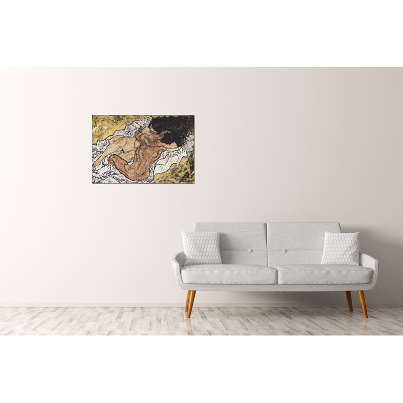 Egon Schiele - Wrapped Canvas Painting, 60cm H x 90cm W x 1.8cm D