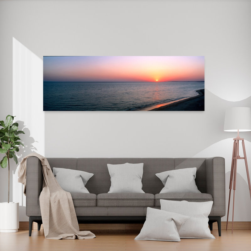 «Seascape The Algarve Portugal Peaceful Serene Tranquil Coastal Art mural», 20" H x 60" W