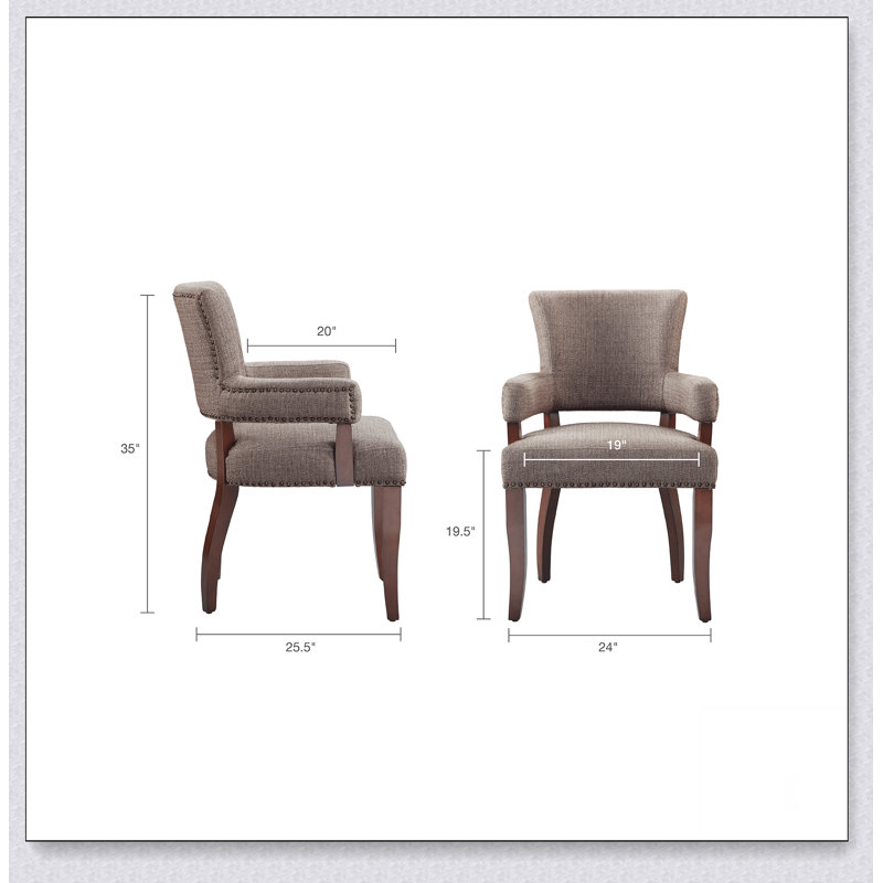Chaise avec accoudoirs en polyester