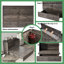 Wilkinson Farmhouse Full Murphy Bed with Large Storage Drawer & Charging Station, Grey-473660185-473660184