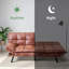 Canapé-lit futon avec mousse et accoudoirs amovibles - 2 à 4 places-170933939