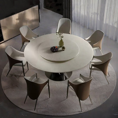 Luxury Simple Marble Round Dining Table Sets
