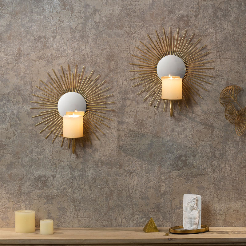 Metal Wall Candelabra