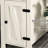 Pure White Desk With Storage For Home Office, 2 Drawers, Cabinets, Adjustable Shelf, Flavor Creamy Office Storage, Appeal