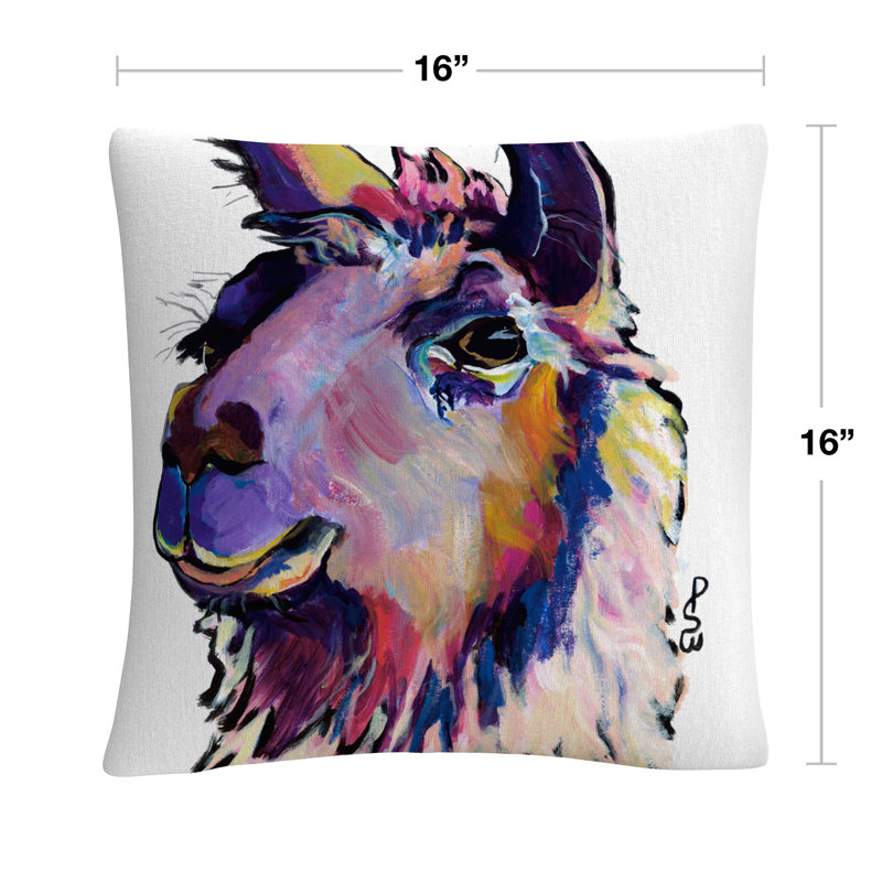 Coussin décoratif 16 "Pat Saunders - Blanc Fabio