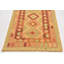 Tapis en laine rouge 3 pi 4 po x 5 pi one-of-kind main-noué la new age Elland