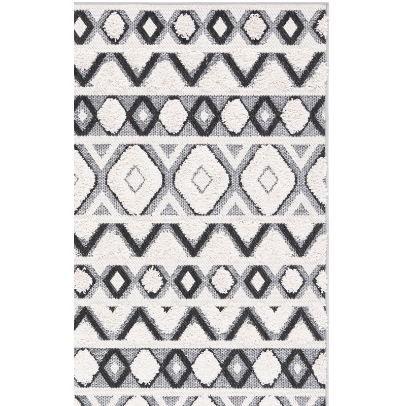 Cottage Performance Southwestern Indoor/Outdoor Area Rug, Square 6'7"