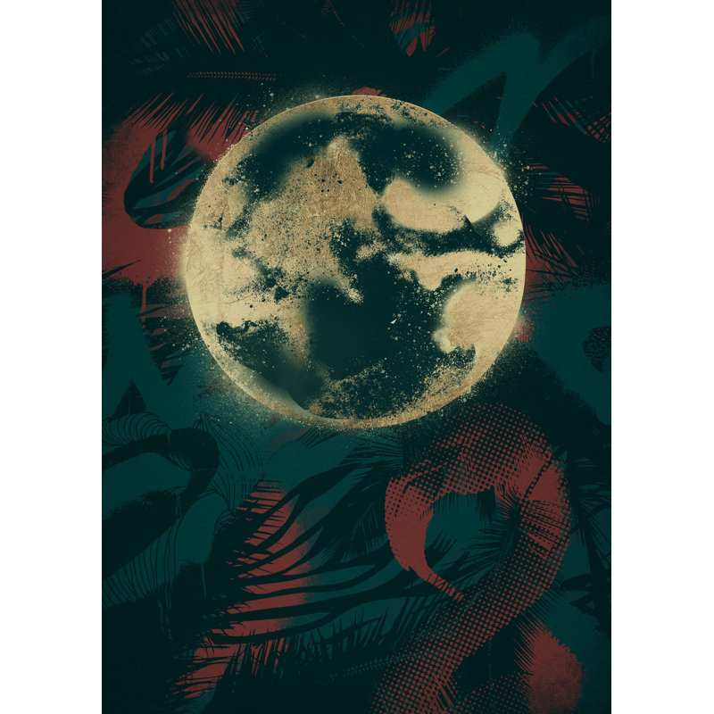La Luna - Print on Canvas, Unframed, 40cm H x 30.48cm W x 0.2cm D