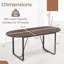 Table de bureau 71 po ovale