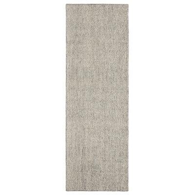 Jaipur Living Oland Handmade Solid White Light Blue Area Rug