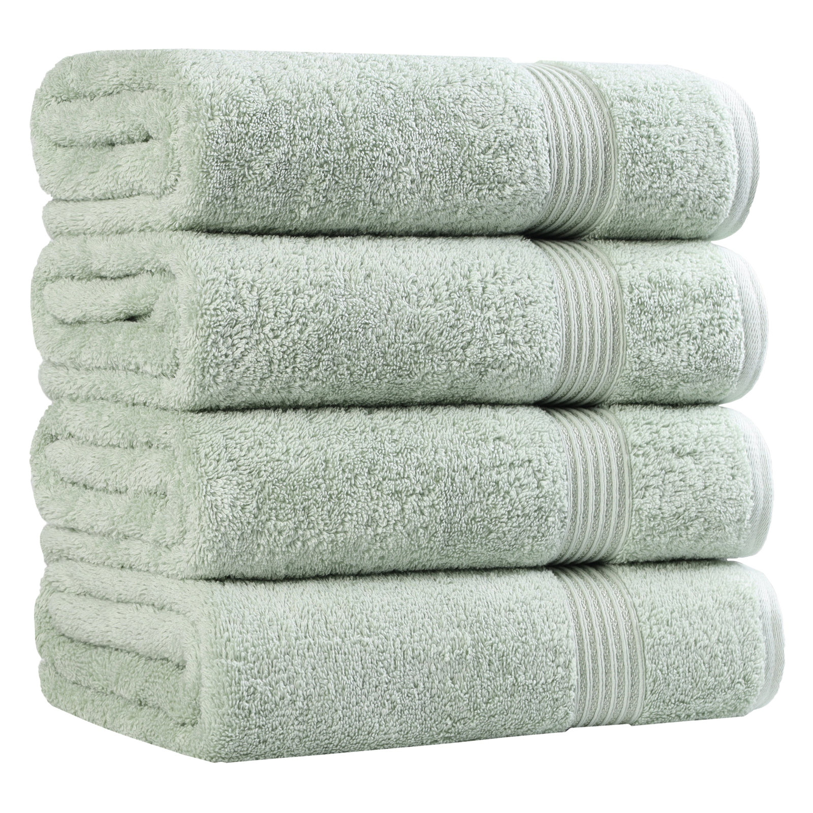 Oleg Heritage Egyptian Cotton Soft Absorbent Luxury Bath Towel, Sage