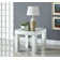 Nevels Mirrored Glass Top End Table