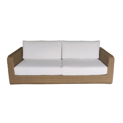 Hodgeman 84" Wicker Outdoor Sofa by Hokku Designs