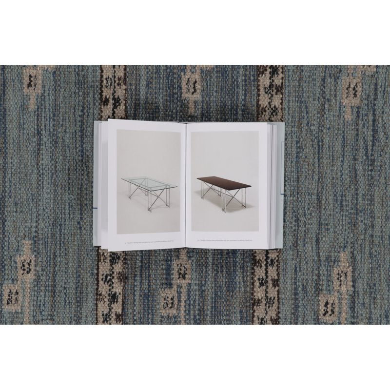 Scandinavian Wool Geometric Area Rug, Rectangle 6' x 9'