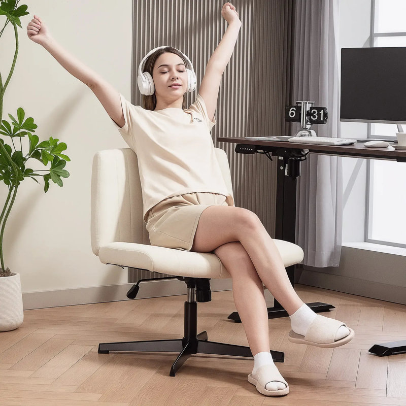 Office Chair, Cream