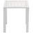 Rectangular Metal Outdoor Side Table , 16.5'' in. W 16.5'' in. D-84469527