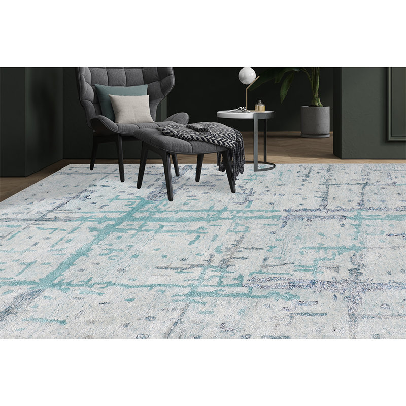 Handmade Wool Abstract Area Rug