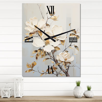 Horloge murale Haeun - Magnolias