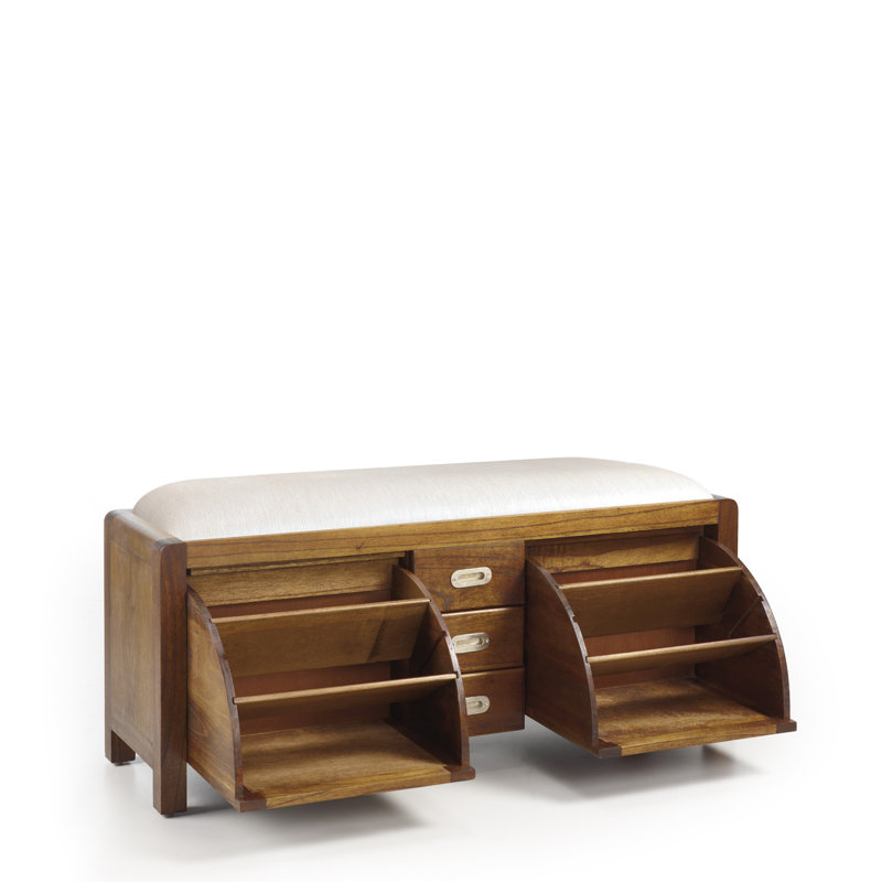 Flash Polyester Upholstered Storage Bench