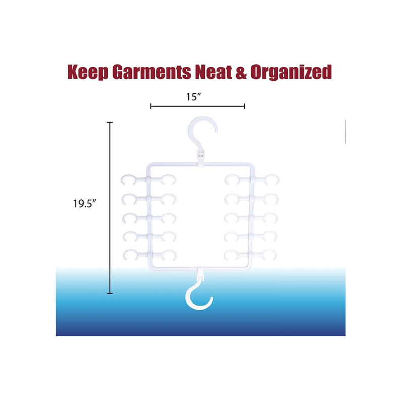 Gabrieal Plastic Multi-Layer Hanger for Dress/Shirt/Sweater