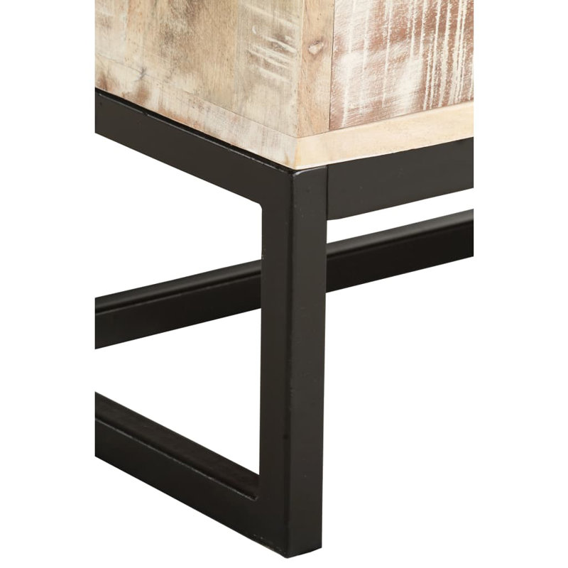 Table basse à cadre simple avec rangement