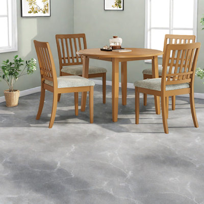 Space-saving 5-piece Dining Table Sets With Extendable Wood Table, Modern Design