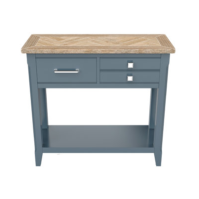 Derius 86cm Solid Wood Console Table