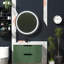 Meuble-lavabo moderne en MDF vert (doit inclure le meuble-lavabo et le lavabo)