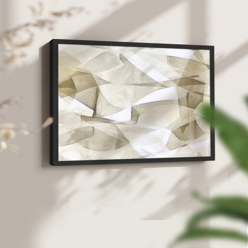 Mindfulness III -Framed Print - Restickable, 11" H x 14" W, Black