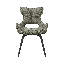 Deloney Fabric Swivel Dining Chair-1889718528