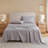 4-Piece Queen 100% Cotton Printed Sheet Set,Snowflake