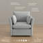 Chaise d'appoint modulaire Stedman, mobilier de salon-124213071