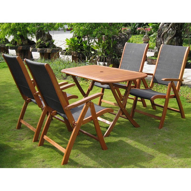 Blaser Patio Dining Set with Rectangular Table
