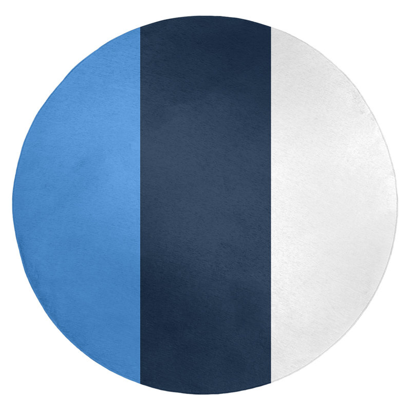 Chenille Indoor Rug, Round 5'