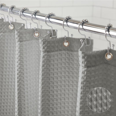 Rideau de douche Premium Waffle Weave