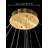 Rivanna LED Modern 4 Tier Chandelier Gold Lighting Fixture