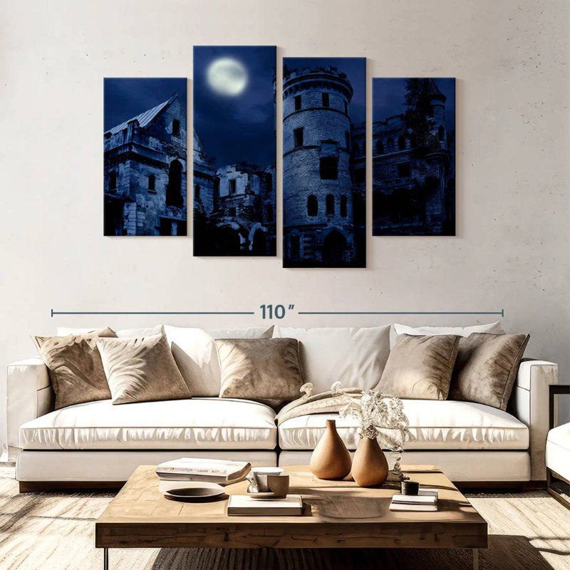 Gothic Architecture, 54" H x 84" W