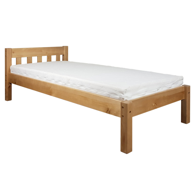 Fay Solid Wood Bed, Super King (6'), White