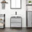 Bathroom Basin Cabinet With Drawers Sonoma Oak 60X34.5X60 Cm-353904931-353904941
