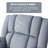 360° Manual Swivel Rocking Chair, Large Size Recliner, Soft Texture-1490435582