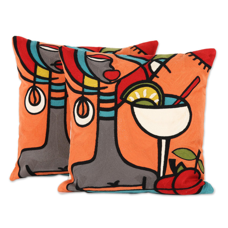 Cotton Reversible Pillow Cover