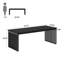 Zaiveon 78.74" Iron Dining Table(Chairs not included)-1456499139-1452973572