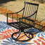 Swivel Patio Dining Armchair with Cushion